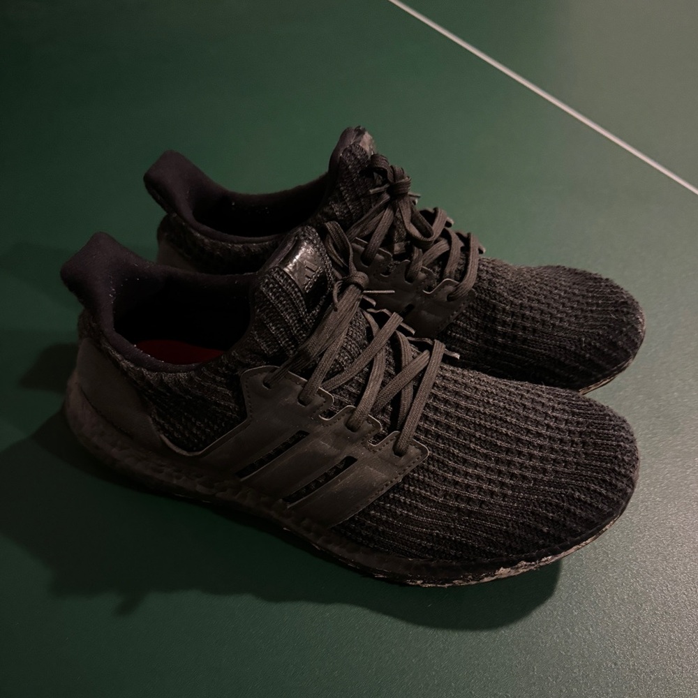 Men’s Triple Black Adidas Ultraboost Sneakers
